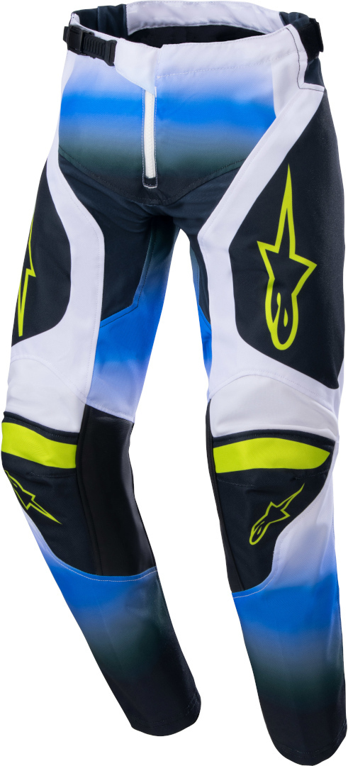 Alpinestars Racer Push Молодежные мотокроссовые штаны Черный/Синий/Белый 24 