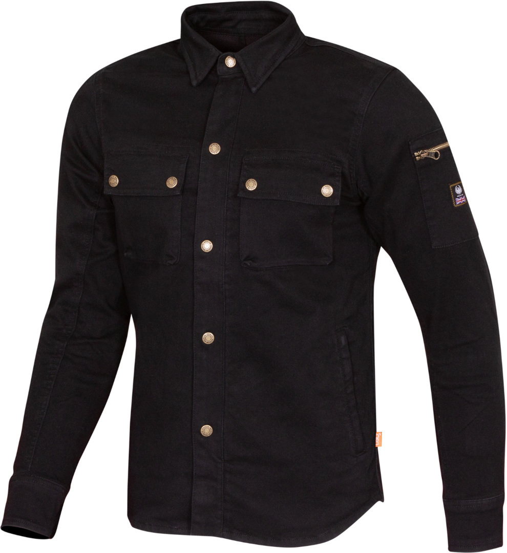 Merlin Brody D3O Single Layer Motorcycle Shirt, black, Size S, black, Size S