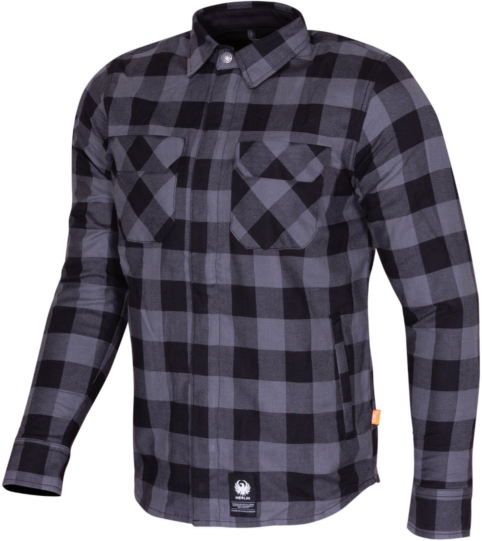 Merlin Sherbrook D30 Single Layer Motorcycle Shirt, black-grey, Size S, black-grey, Size S