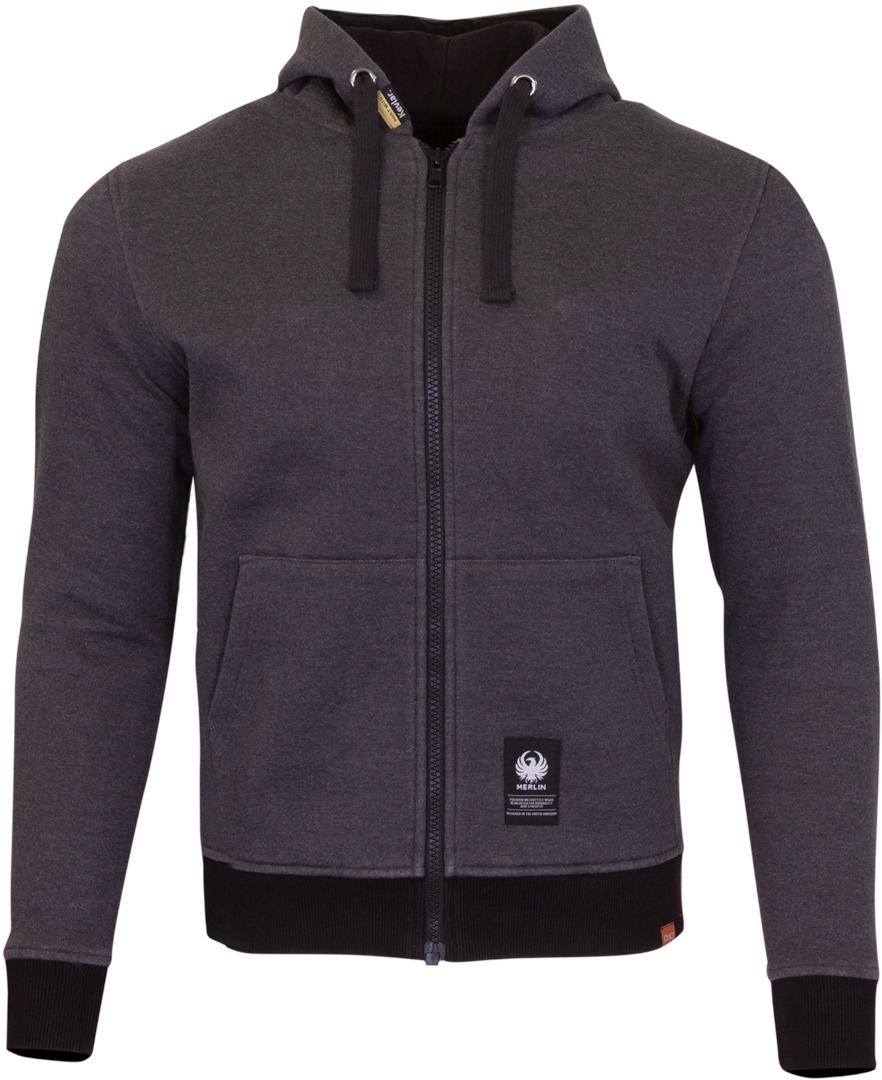 Merlin Cody Built With Kevlar® Zip Hoodie, grey, Size S, grey, Size S