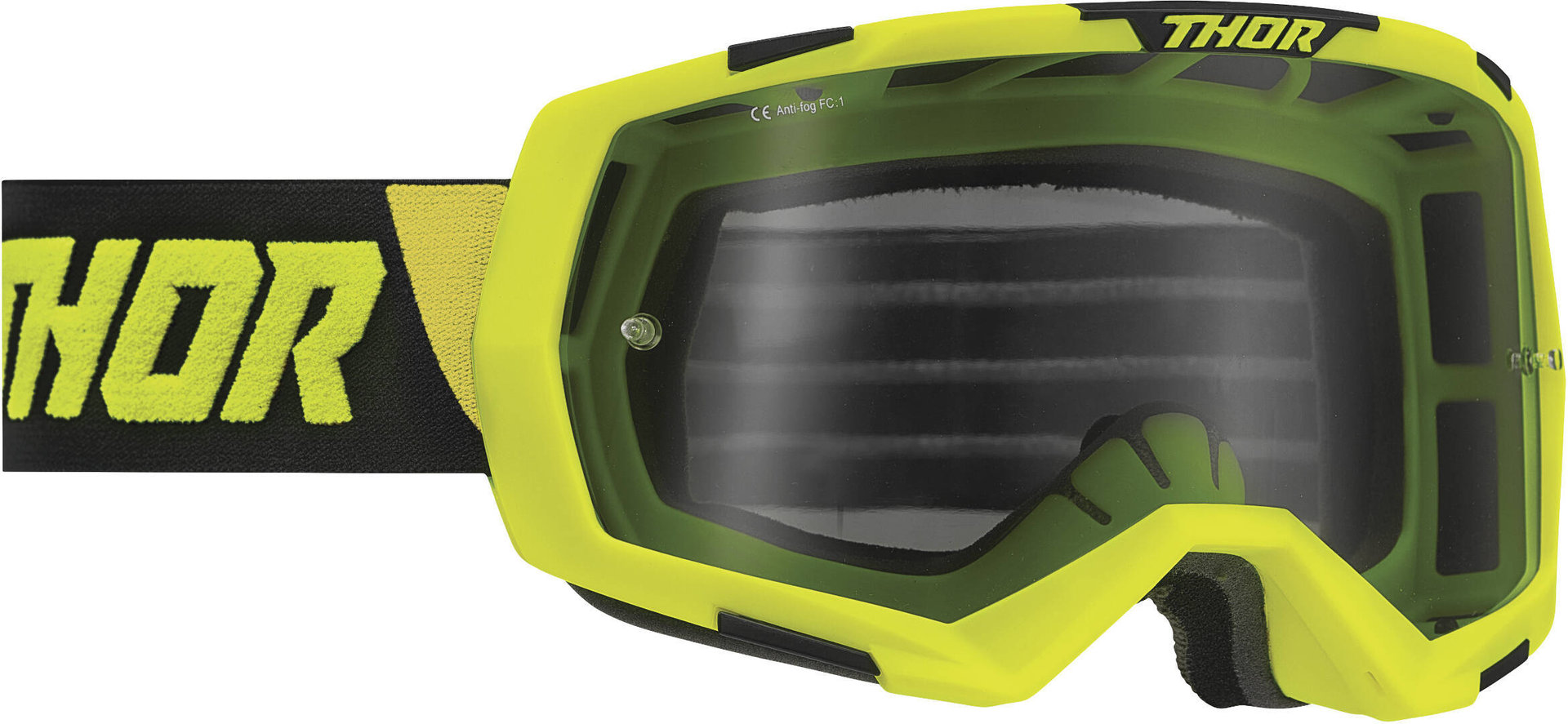 Thor Regiment Motocross Goggles, black-yellow-image-859030194