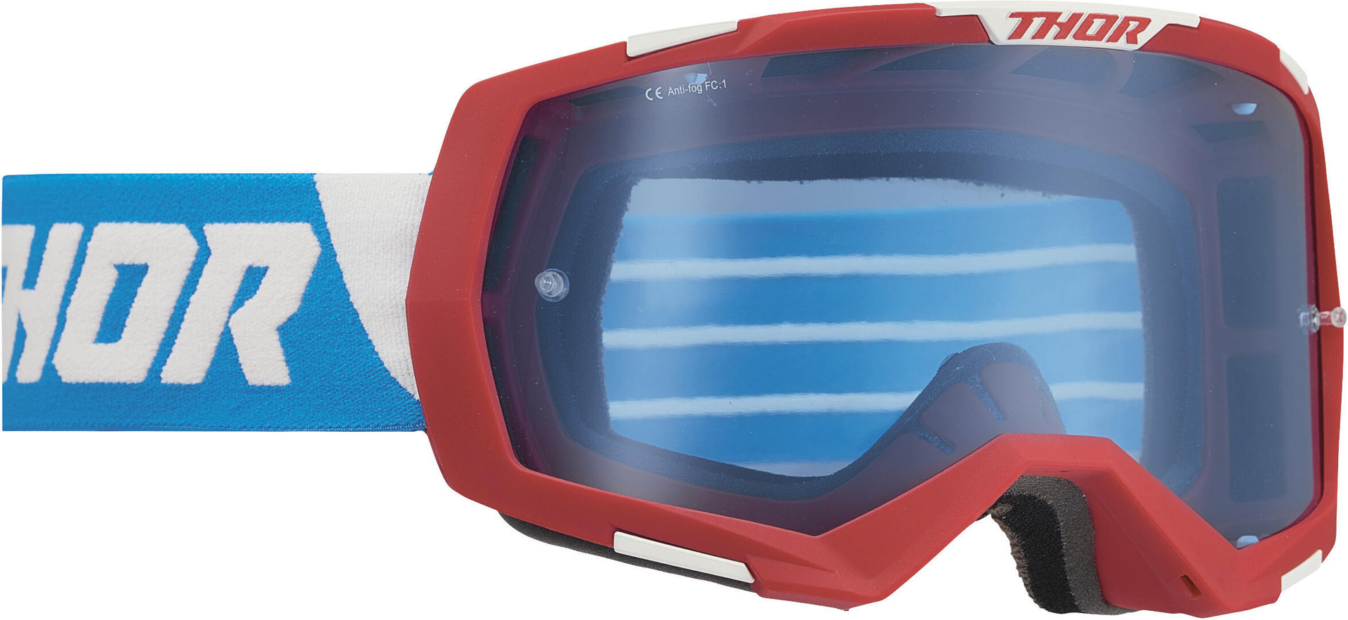 Thor Regiment Motocross Goggles, red-blue-image-859030185