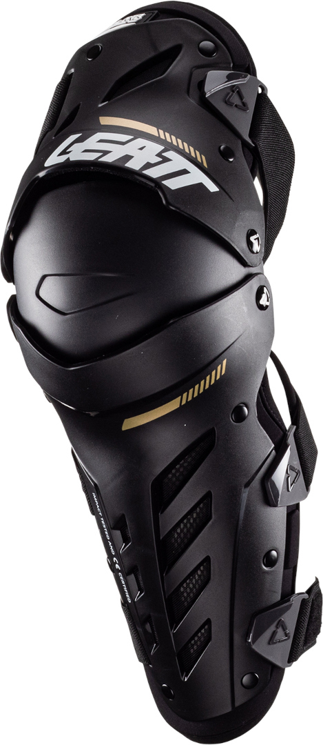 Leatt Dual Axis Youth Knee- and Shin Protectors, black, black, Size One Size