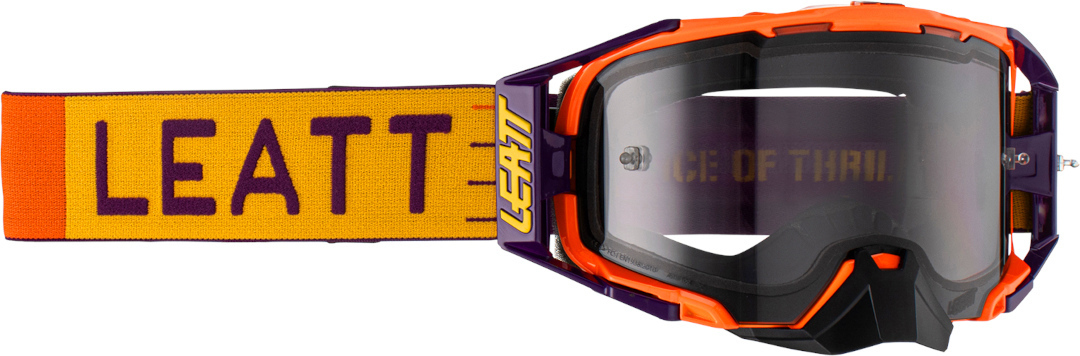 Leatt Velocity 6.5 Light Motocross Goggles, orange, orange, Size One Size