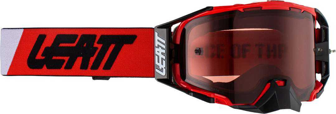 Leatt Velocity 6.5 Rose Motocross Goggles, red, red, Size One Size