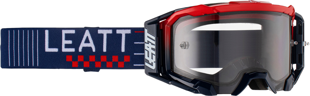 Leatt Velocity 5.5 Light Motocross Goggles, red-blue, red-blue, Size One Size