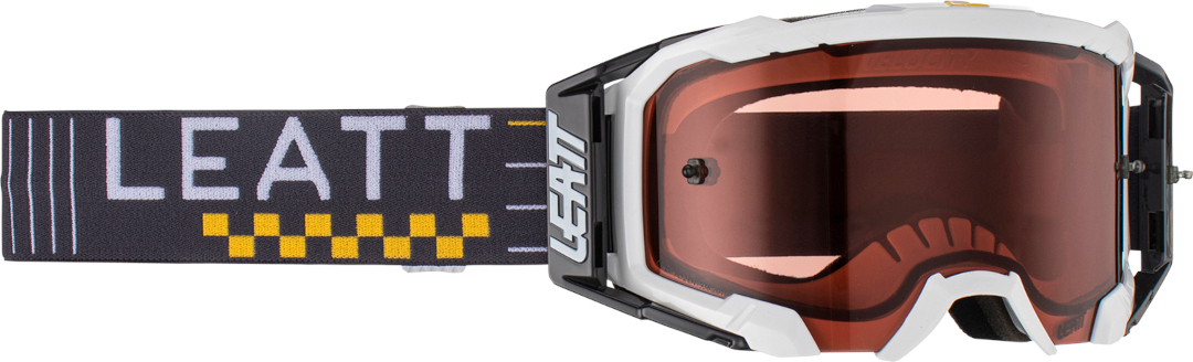 Leatt Men's Grey White Velocity 5.5 Light Motocross Goggles, Grey-White For