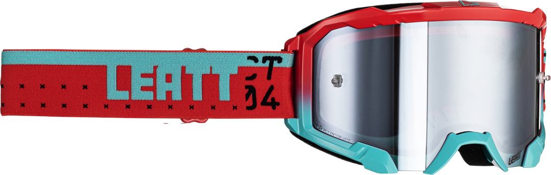 Leatt Velocity 4.5 Iriz CT Motocross Goggles, red-blue, red-blue, Size One Size
