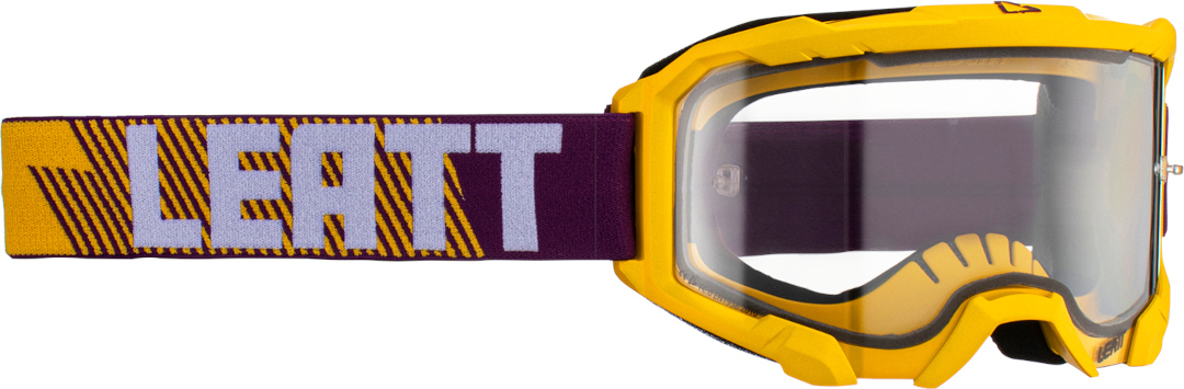 Leatt Velocity 4.5 Bicolor Motocross Goggles, yellow, yellow, Size One Size