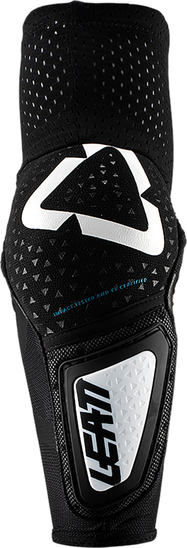 Leatt 3DF Hybrid Kids Elbow Protectors, black-white, black-white, Size One Size