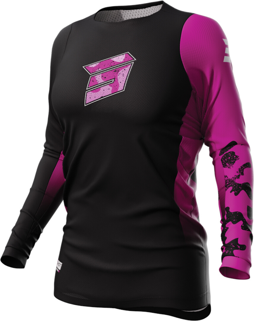 Shot Contact Shelly 2.0 Ladies Motocross Jersey, black-pink, Size XS for Women, black-pink, Size XS for Women