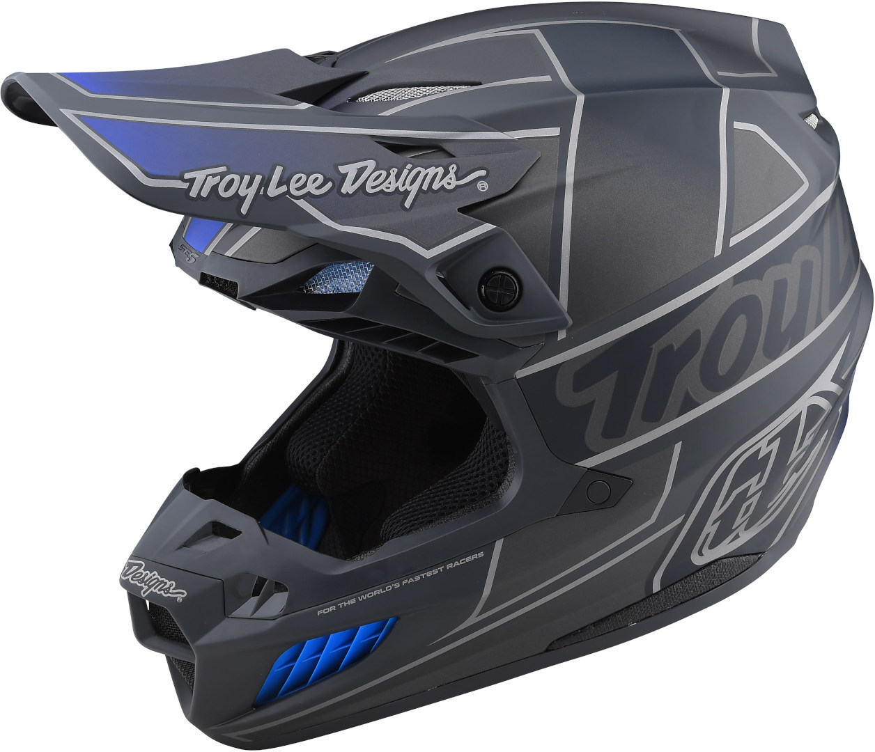 Troy Lee Designs SE5 Team MIPS Motocross hjelm, grå, størrelse 2XL