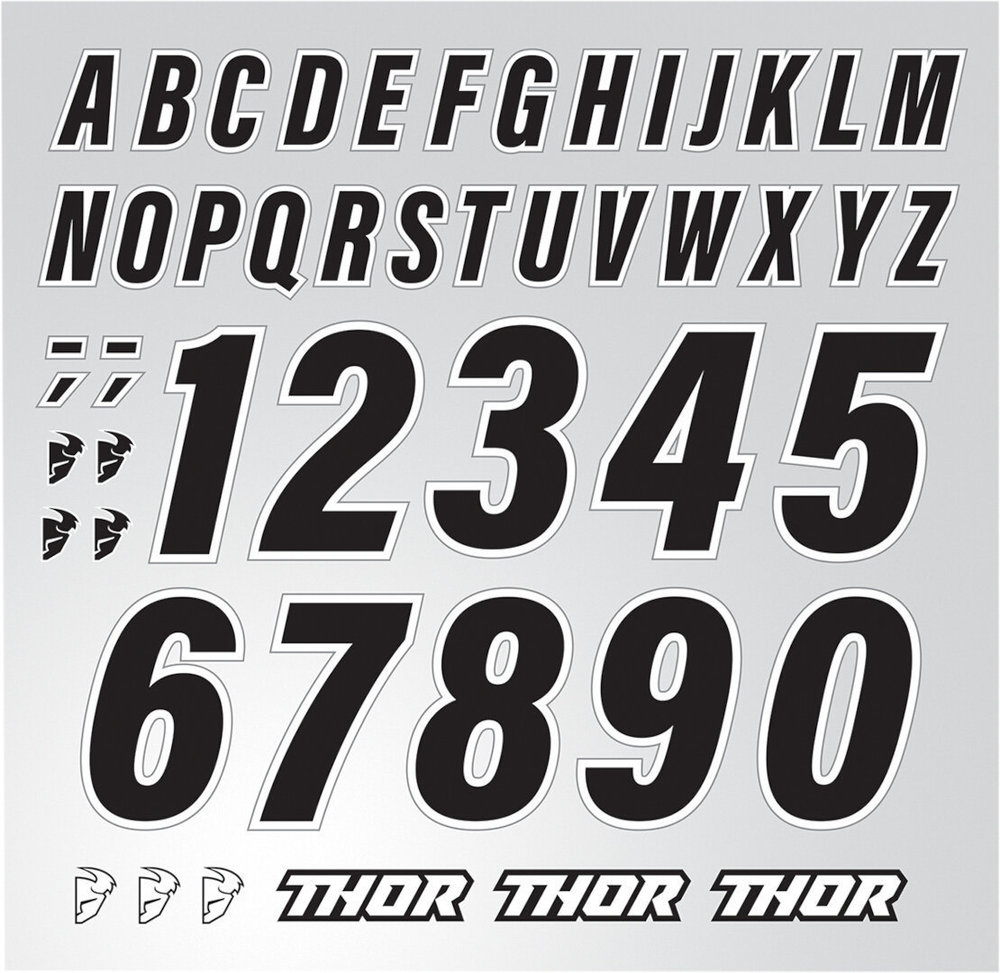 Thor Jersey I.D. Sticker Kit