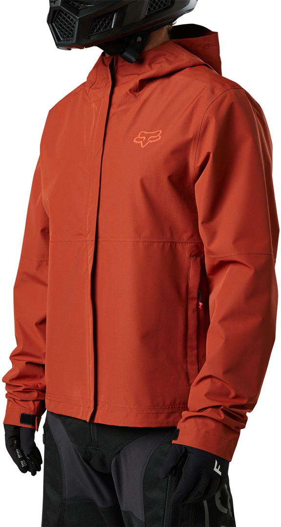 Side view of FOX Ranger Motocross Jacket, red, Size S for Men