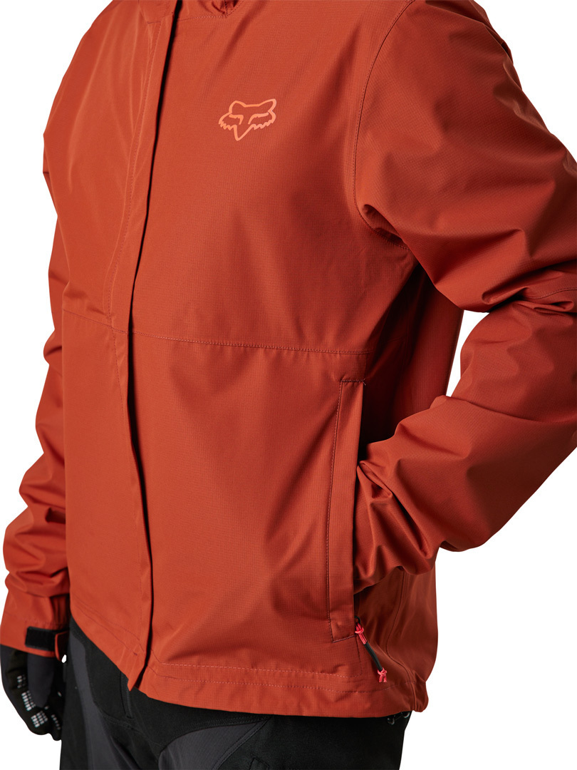 Side view of FOX Ranger Motocross Jacket, red, Size S for Men