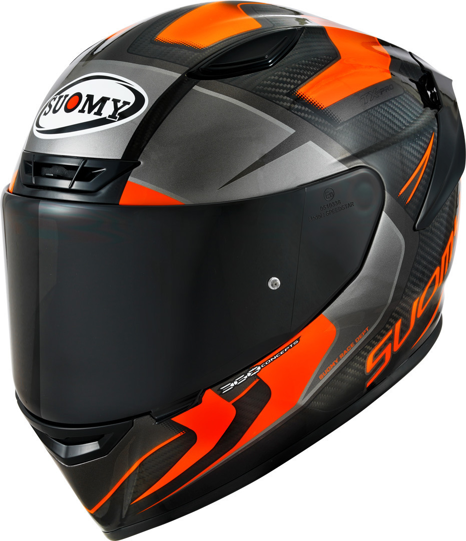 Suomy TX-Pro Advance 2023 Helmet, black-orange, Size XS, black-orange, Size XS