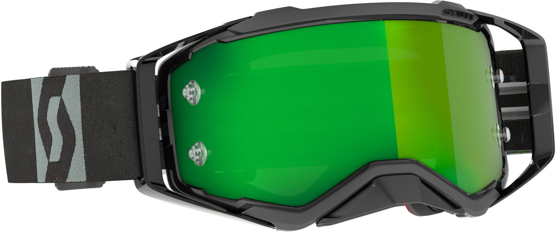 Scott Prospect Chrome 2023 Motocross Goggles, black-grey, black-grey, Size One Size