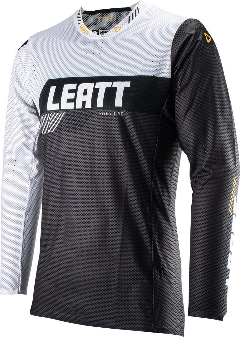 Leatt 5.5 Ultraweld Contrast Motocross Jersey, grey-white, Size S, grey-white, Size S
