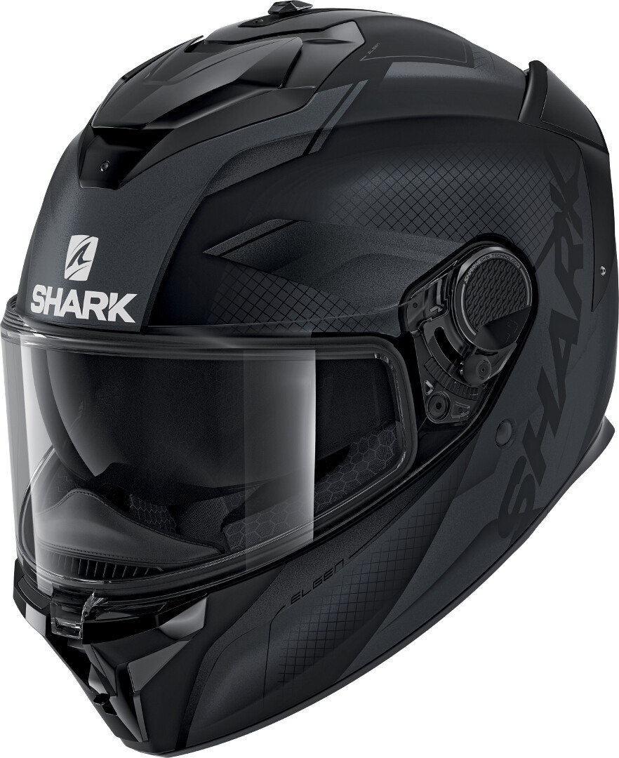 Shark Spartan GT Elgen Micro Helmet, black-grey, Size XS, black-grey, Size XS