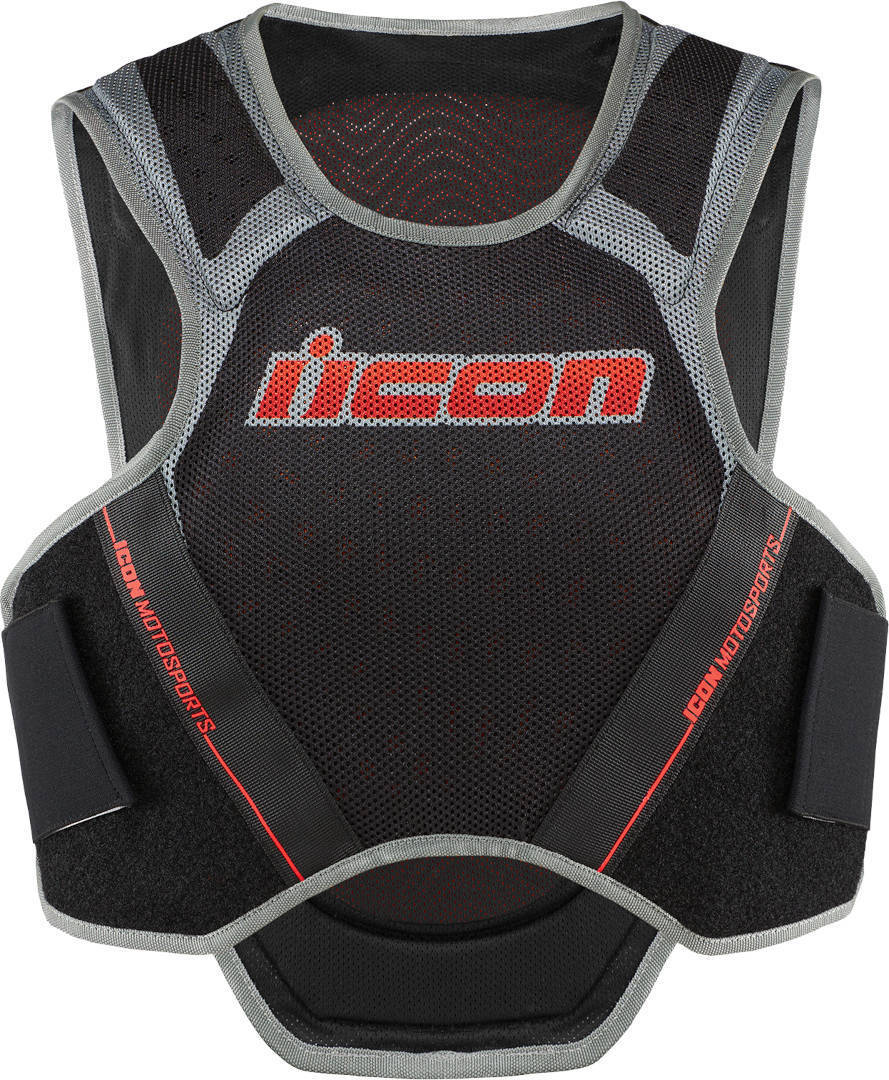 Icon Field Armor Softcore Защитный жилет Черный/Красный S/M 