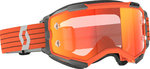 Scott Fury Chrome Orange/Grey Motocross Goggles