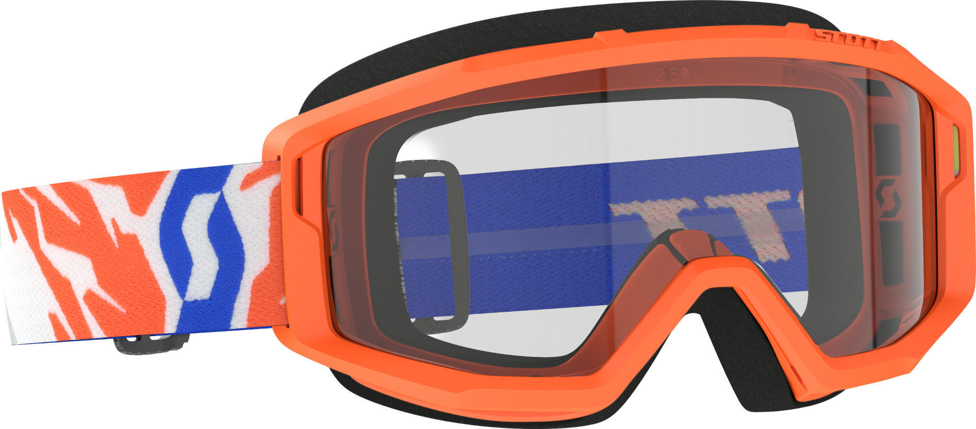 Scott Primal Youth Motocross Goggles, orange, orange, Size One Size