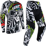 Leatt 3.5 Zebra Motocross Jersey ja housut -setti