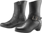 Icon Tuscadero Botas de moto para mujer