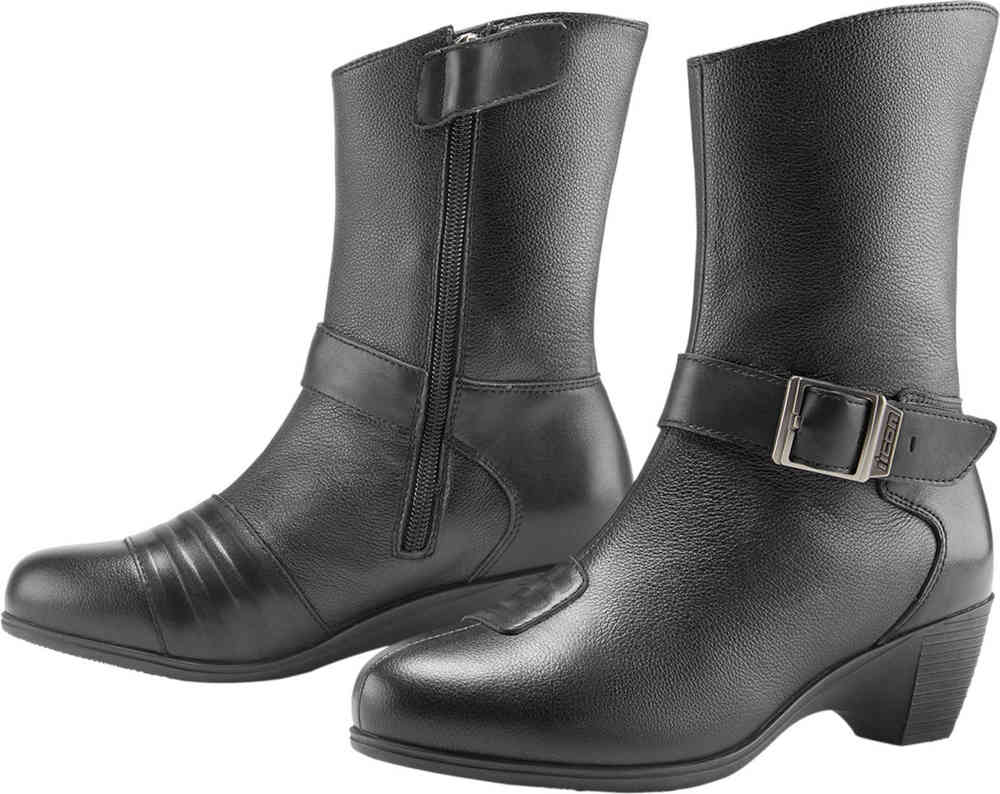 Icon Tuscadero Bottes de moto pour dames