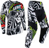 Leatt 3.5 Zebra Nuorten Motocross-paita ja housusetti