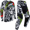 Leatt 3.5 Zebra Jugend Motocross Jersey und Hose Set