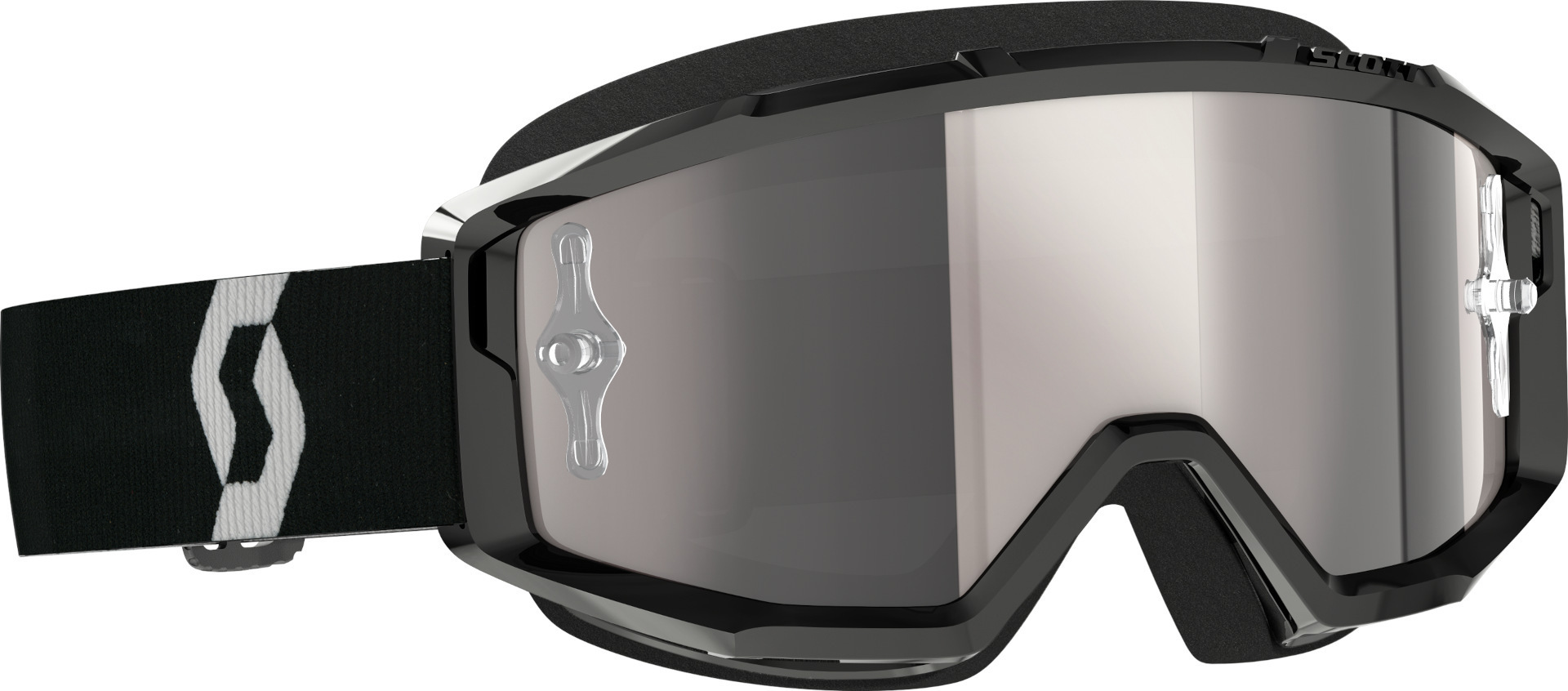 Scott Primal Motocross Goggles, black-white, black-white, Size One Size