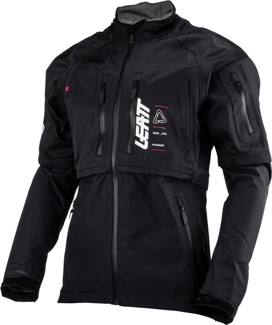 Leatt 4.5 HydraDri Waterproof Motocross Jacket, black, Size S, black, Size S