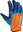 Scott 350 Race Evo Blau/Orange Motocross Handschuhe