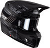 Leatt 9.5 Carbon Stealth Motocross hjelm med briller