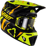 Leatt 8.5 Tiger Motocross Helmet with Goggles