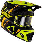 Leatt 8.5 Tiger Casco da motocross con occhiali