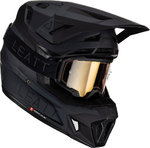 Leatt 7.5 Stealth Motocross Helmet with Goggles