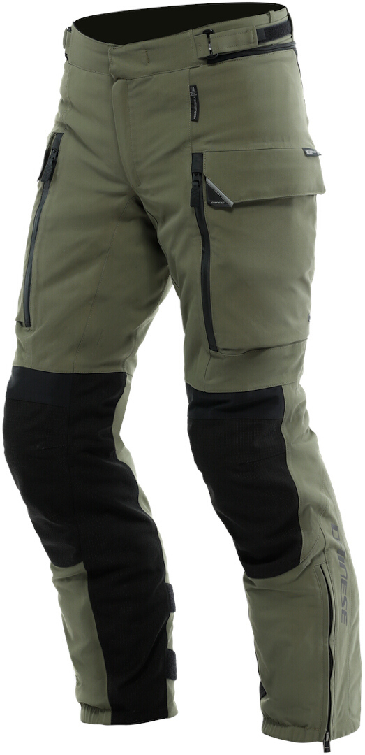 Dainese Hekla Absoluteshell Pro 20K D-Dry Motorcykel textilbyxor, svart-grön, storlek 56