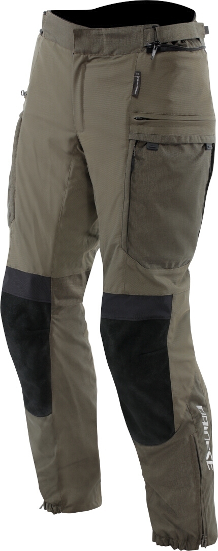 Dainese Men's Grey Springbok 3L Absoluteshell Motorcycle Textile Pants, For Size 52