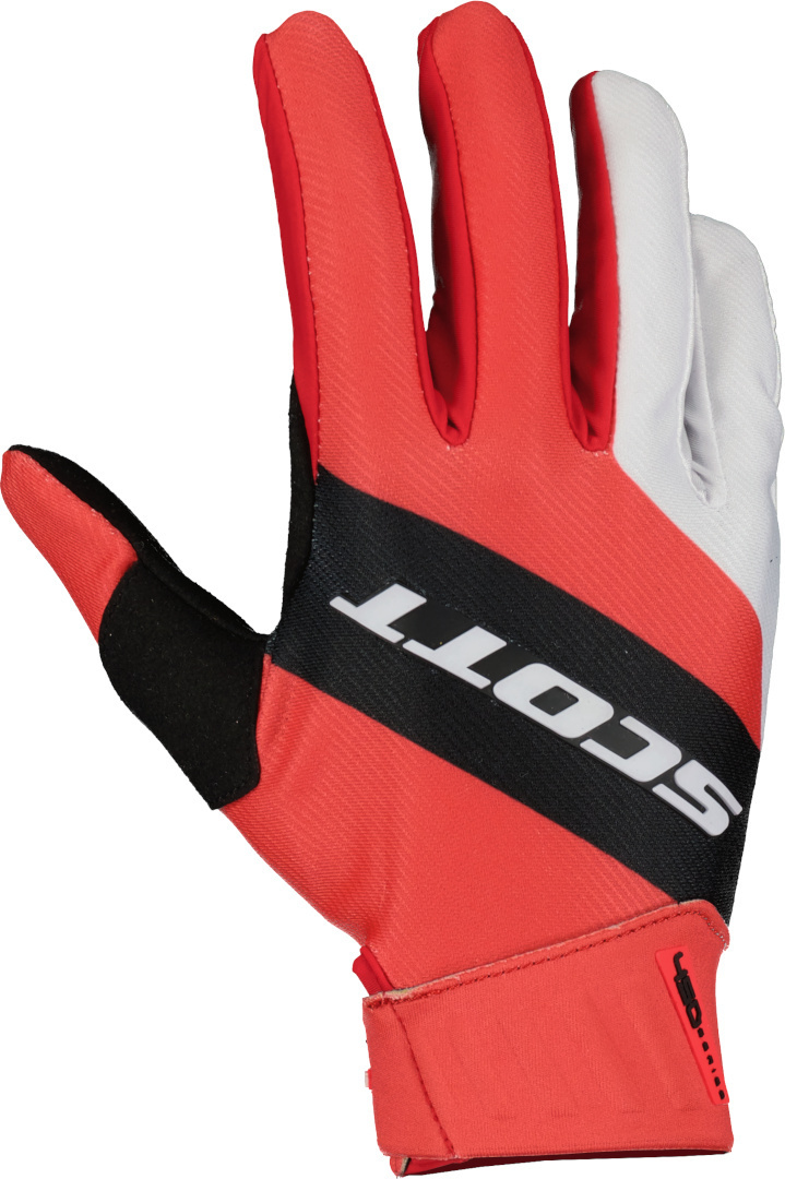 Image of Scott 450 Prospect 2023 Guanti Motocross Rosso/Nero, nero-rosso, dimensione 2XL