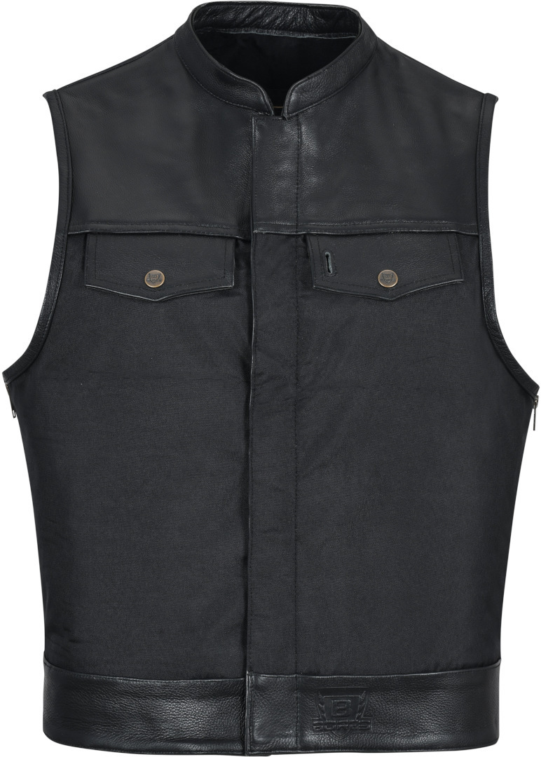 Bores Sunride 7 Textile / Leather Vest, black, Size 2XL, black, Size 2XL