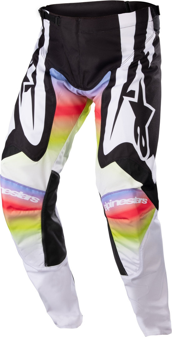 Alpinestars Racer Semi Motorcross broek, zwart-rood-geel, afmeting 34
