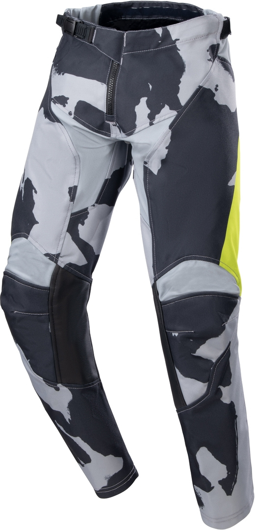 Alpinestars Racer Tactical 2023 Jugend Motocross Hose, grau-gelb, Größe 28, grau-gelb, Größe 28