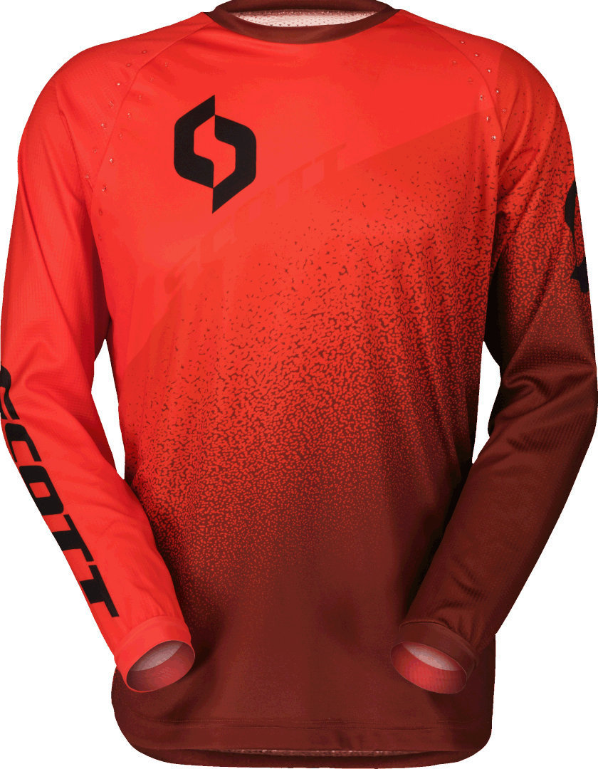 Scott 350 Dirt Evo 2023 Kids Motocross Jersey, black-red, Size 2XS, black-red, Size 2XS