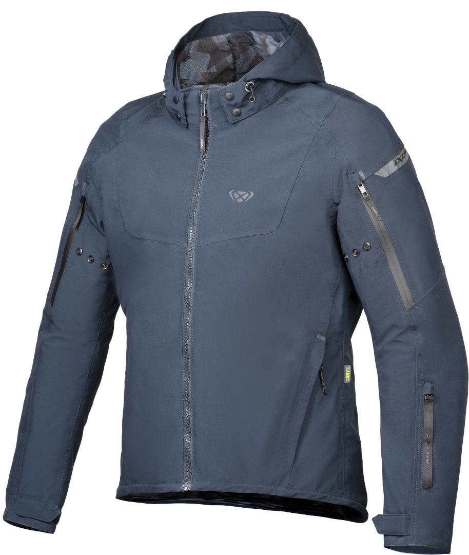 Ixon Burning Motorcycle Textile Jacket, blue, Size S, blue, Size S