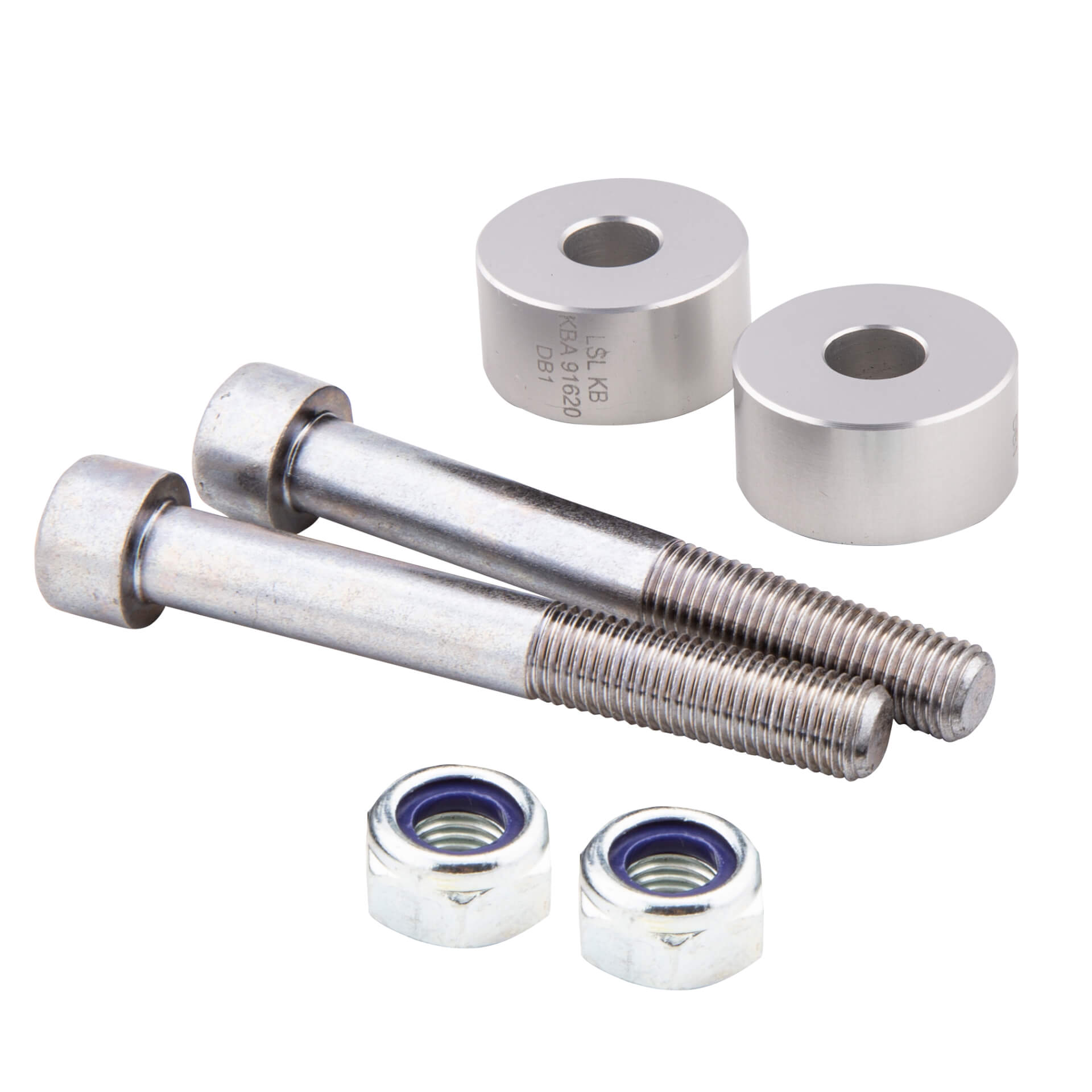 LSL Clamp stool elevation 15mm, 90mm, silver, silver