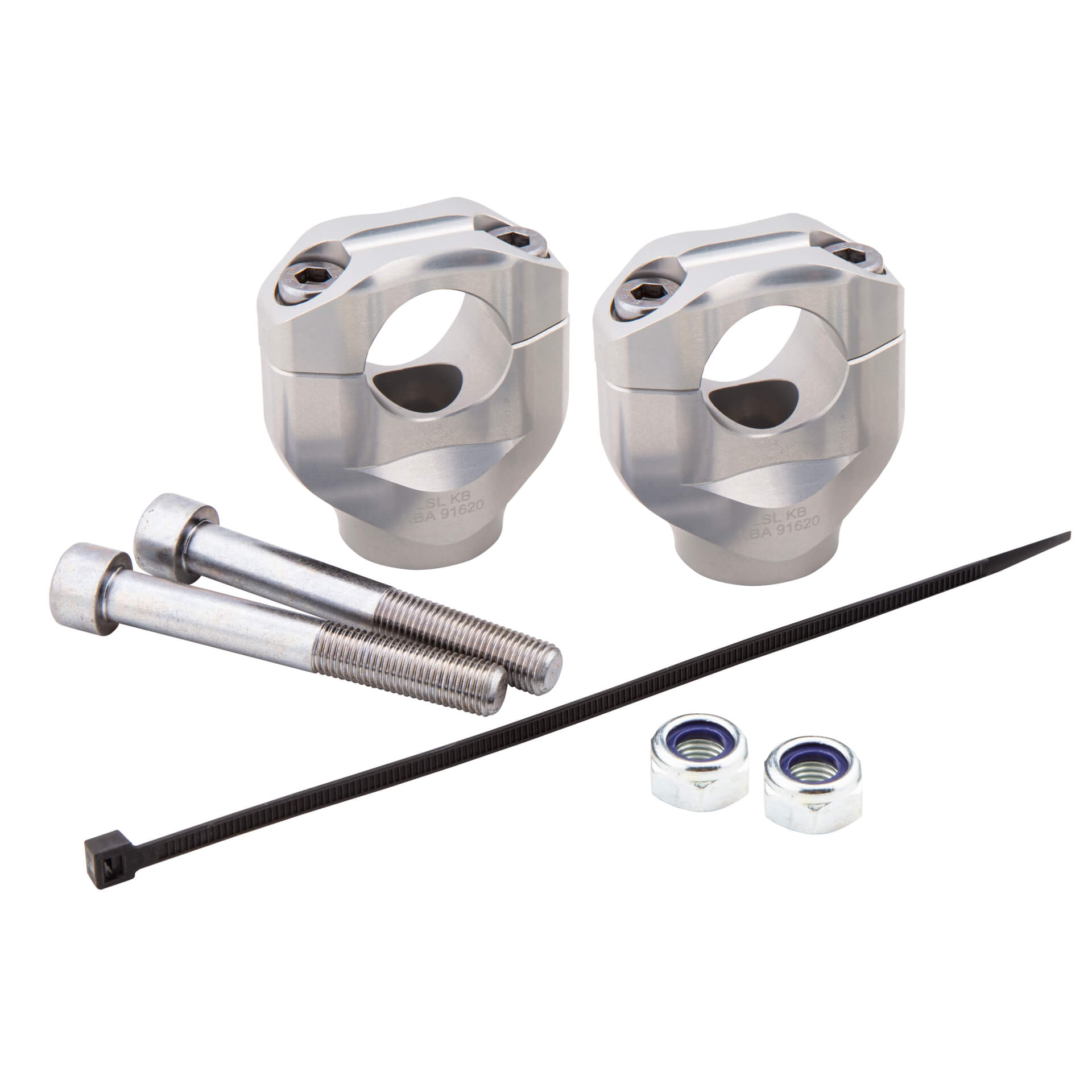 LSL Clamp kit Ø28.6, silver, silver