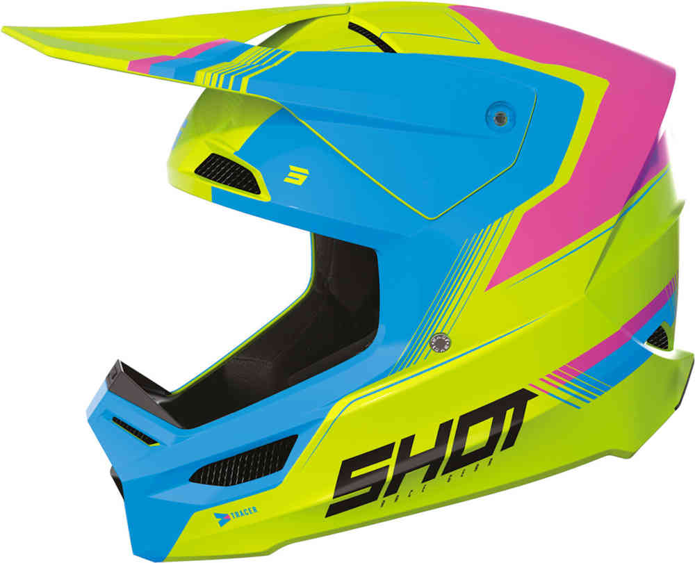 Shot Furious Tracer Kids Motocross Helmet