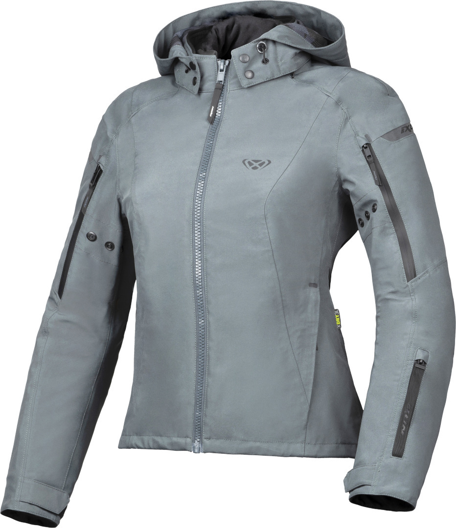Ixon Burning Ladies Motorcycle Textile Jacket, blue, Size XS for Women, blue, Size XS for Women